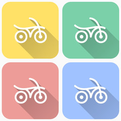 Poster - Bicycle - vector icon