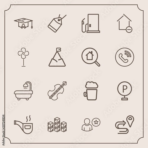 Modern Simple Vector Icon Set With Online Music Interior