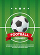 © Jemastock - Football tournament banner with information vector illustration graphic design