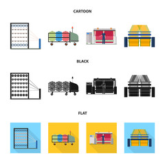 Wall Mural - Machine, equipment, spinning, and other web icon in cartoon,black,flat style., Appliances, inventory, textiles icons in set collection.