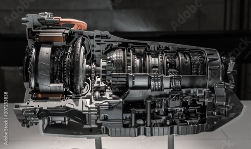 Automatic transmission gearbox Tableau sur Toile