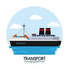 Wall Mural - Maritime transport industry