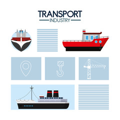 Wall Mural - Maritime transport industry