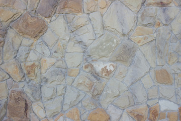 Wall Mural - Gray stones wall texture