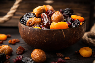 Wall Mural - A mix of dried fruit