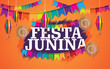 Creative Background for Festa Jinina Brazilian Party Festival with colorful concept design.