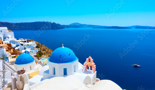 Fotografering  Oia in Santorini