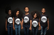 © CreativeSoul/Creative Flame - Portrait of children standing against black background