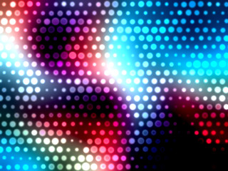 Wall Mural - Bright Romantic Spotlight Lights Background  - Disco Party LED  Projector Light Design
