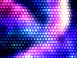 Wall Mural - Bright Romantic Spotlight Lights Background  - Disco Party LED  Projector Light Design
