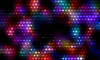 Wall Mural - Bright Romantic Spotlight Lights Background  - Disco Party LED  Projector Light Design
