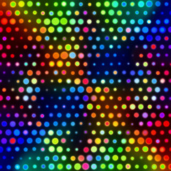 Wall Mural - Bright Romantic Spotlight Lights Background  - Disco Party LED  Projector Light Design
