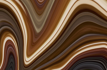 colorful marble surface. brown marble pattern of the blend of curves. abstract background