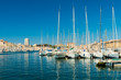The Old Port with yachts, Marseille, Provence, France