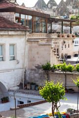 Canvas Print - urban house in Goreme town in Cappadocia