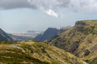 View from mountain to Funchal city. Madeira Island, Portugal.