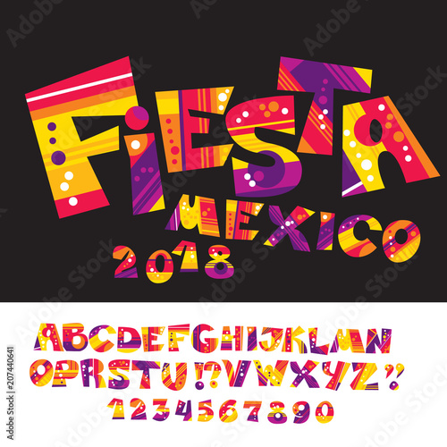 Cool Carnival or Fiesta ABC