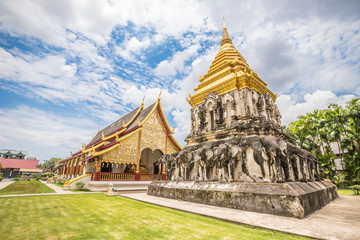 Canvas Print - Wat Chiang Man in Chiang Mai Thailand