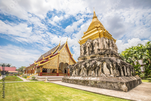 Photo Wat Chiang Man in Chiang Mai Thailand