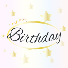 Canvas Print - Happy Birthday Background