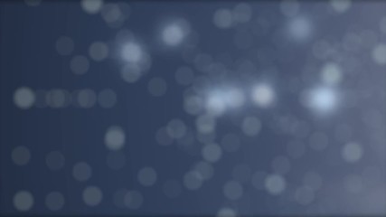 Wall Mural - 3D animation - Light particles on blue background
