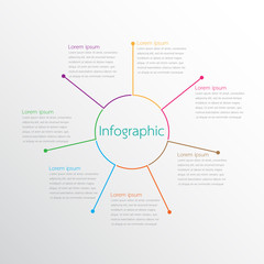 Vector infographic templates used for detailed reports. All 7 topics.