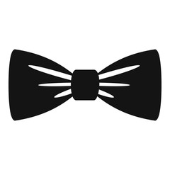 Sticker - Bow tie icon. Simple illustration of bow tie vector icon for web design isolated on white background