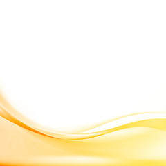 Wall Mural - bright vivid orange color graphic wave layout template