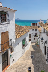 Sticker - Charming white village Altea in Costa Blanca Spain