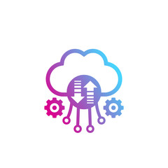 Sticker - Cloud storage and data transfer