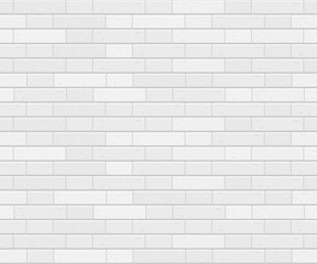  Realistic white brick background, seamless pattern, vector illustration
