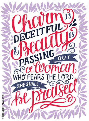 charm is deceitful bible verse