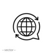 translate icon vector
