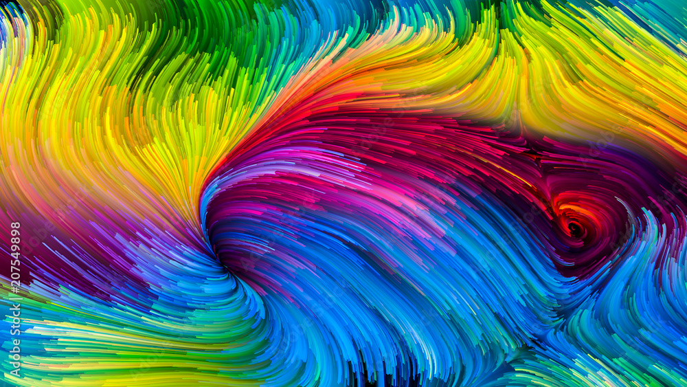 Colorful Paint Artificial - obrazy, fototapety, plakaty 