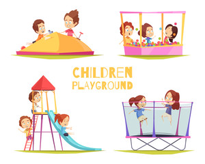 Sticker - Children Playground Design Concept