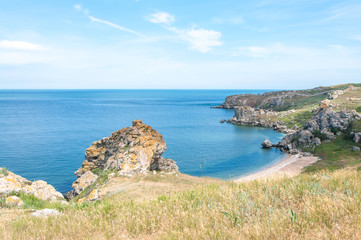 Wall Mural - Crimean peninsula. Azov coast. Bay.