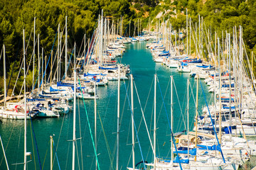 Wall Mural - Calanque de Port Miou - fjord near Cassis Village, Provence, France