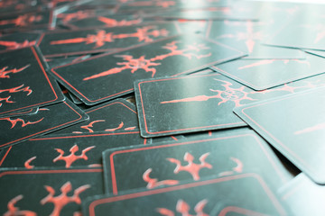 Sticker - Dark tarot cards.