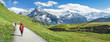 Wanderurlaub in den Schweizer Alpen, Kanton Bern, Schweiz 