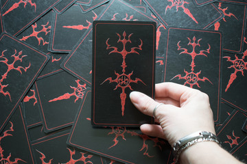 Sticker - Dark tarot cards.