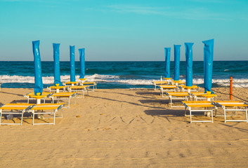 Beach umbrellas