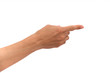 © Stas - Female sexy hands on a white background showing finger
