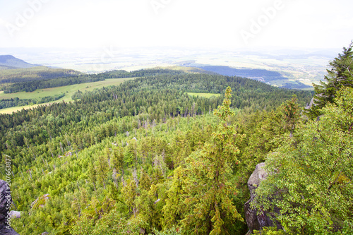 Dekoracja na wymiar  view-on-szczeliniec-wielki-mountain-sudety-mountains-in-poland