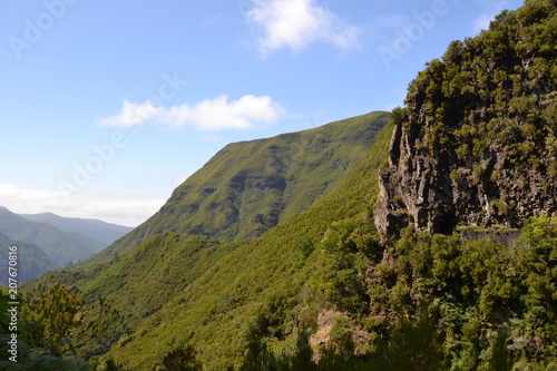 Fotografie, Obraz Vistas de las montañas de la Isla de Madeira en Portugal