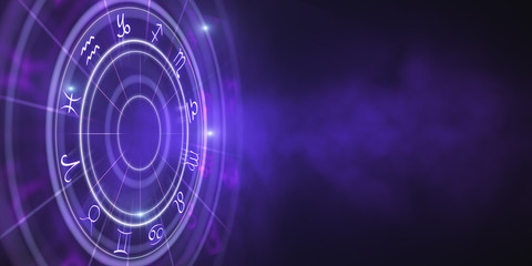 Wall Mural - creative zodiac wheel wallpaper