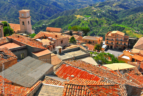 Fotografie, Obraz The village of Bova in the Province of Reggio Calabria, Italy