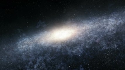 Wall Mural - flight across the galaxy