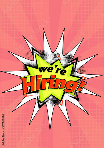 We Are Hiring Poster Or Banner Design Job Vacancy Advertisement