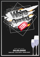 Poster - Invitation or Poster for Grand Opening Celebrations.