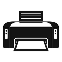 Wall Mural - Copier printer icon. Simple illustration of copier printer vector icon for web design isolated on white background